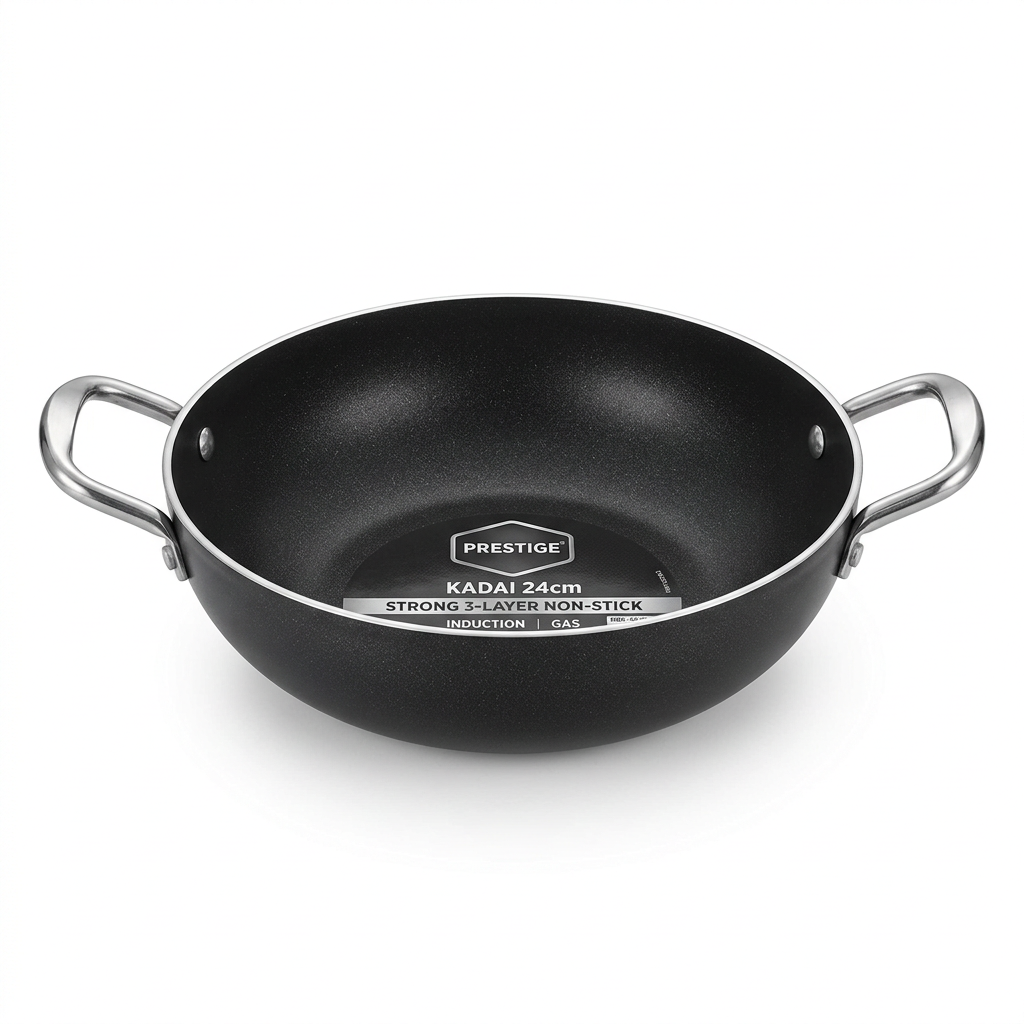Prestige Non-Stick Kadai 24cm